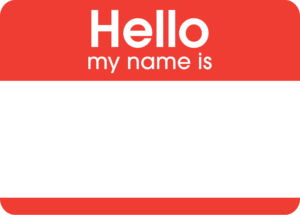 Hello my name is sticker